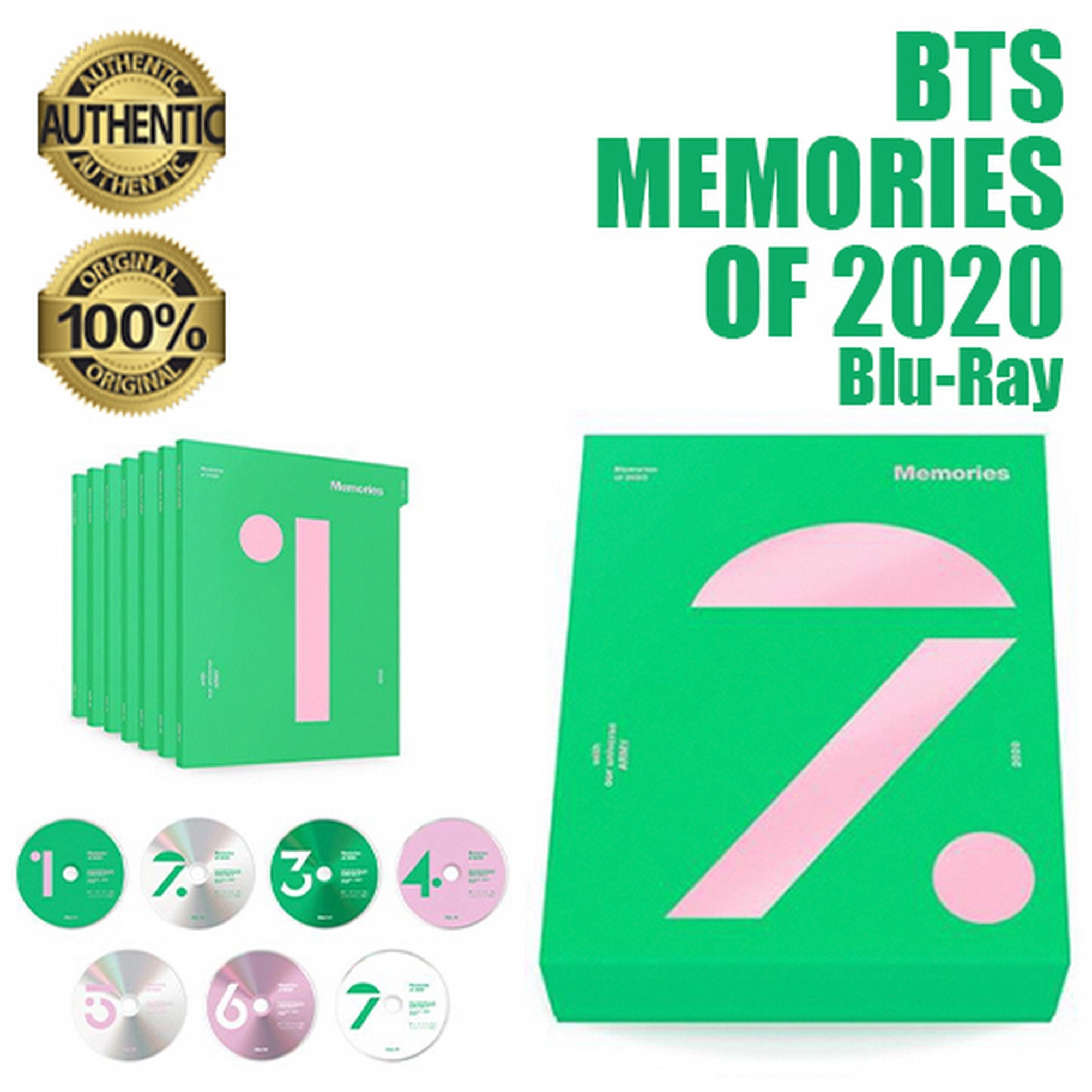 BTS Memories 2020 Blu Ray Full Set With Free Gifts - Etsy