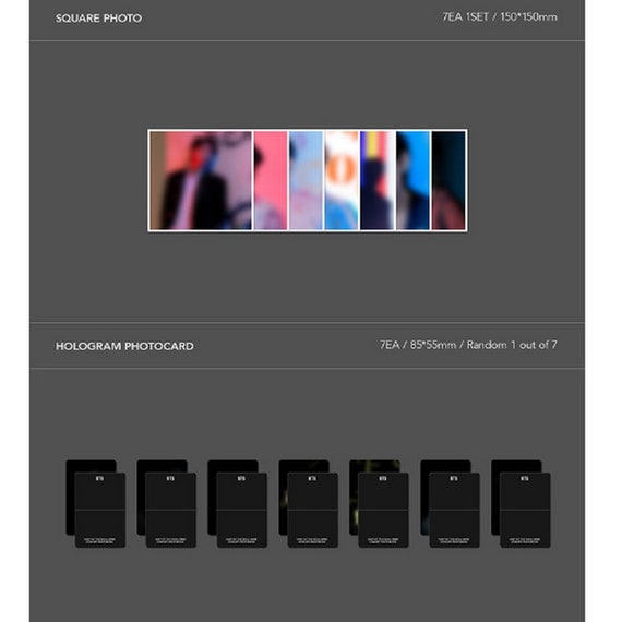 BTS Map of the Soul ON:E Concept Photobook Special Set, Opened
