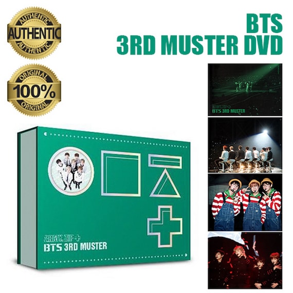 BTS Bangtan Boys 3rd Muster Army DVD 3 DISC Full Package