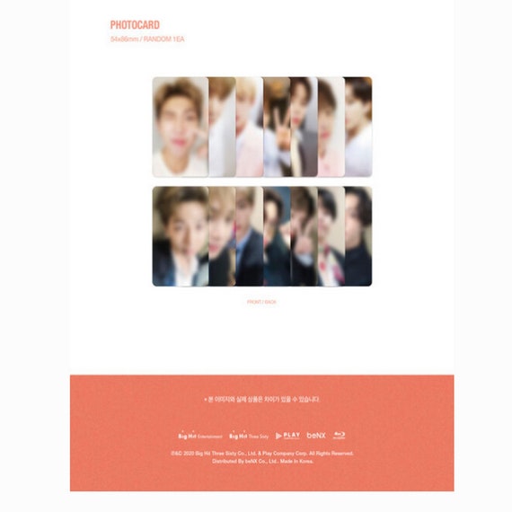BTS Memories 2019 Blu-ray, Opened Kpop Album With Random Photocard