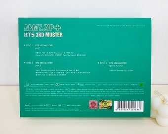 BTS Bangtan Boys 3rd Muster Army DVD 3 DISC Full Package | Bts