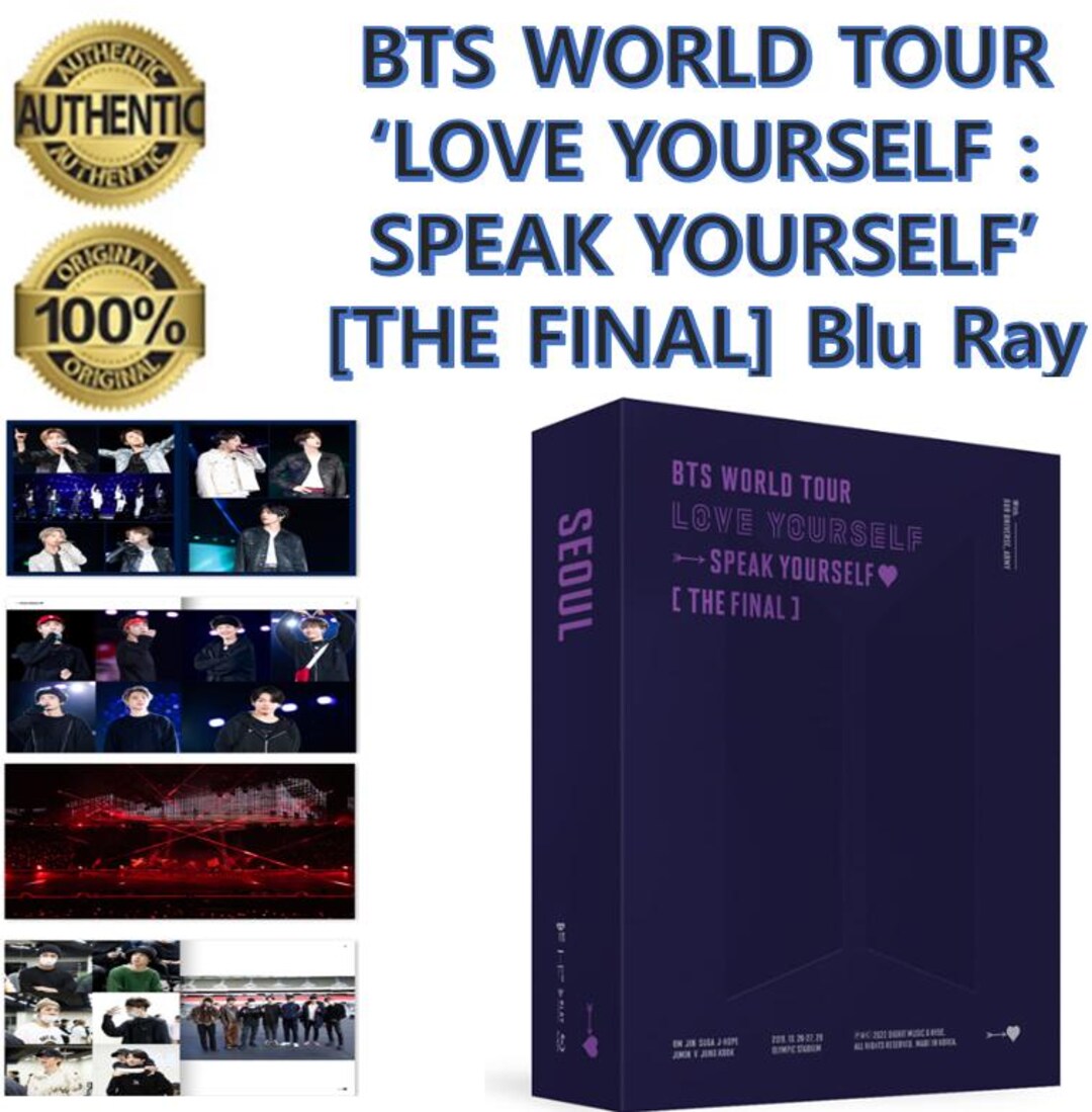 BTS Opened World Tour 'love Yourself Speak Yourself the Final Blu