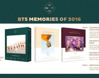 BTS MEMORIES OF 2016 CDセット BTS BANGTAN BOYS Memories of 2016 Official DVD Photobook Set