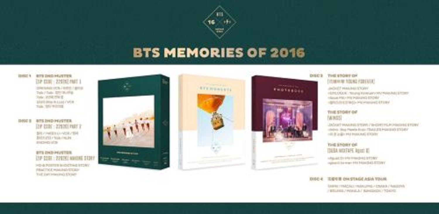 BTS memories 2016