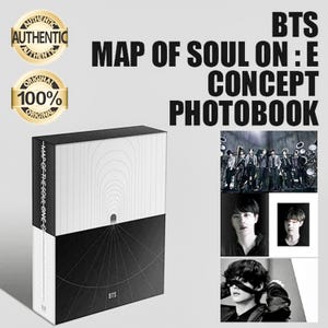 BTS Opened Map Of The Soul ON: E Concept Photobook Special Set mit kostenlosen Geschenken Kostenloser FeDex Schneller und sicherer Versand