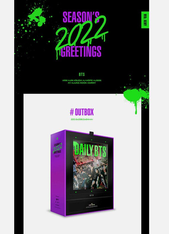 BTS 2022 Season Greeting DVD Photo Book With Free Gifts - Etsy