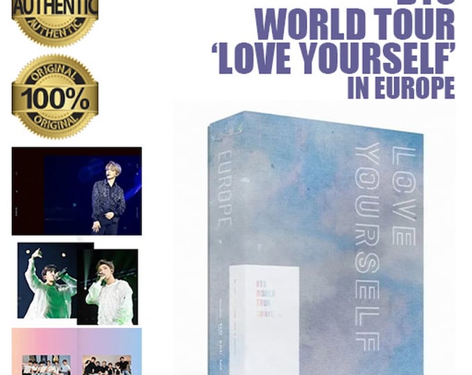 BTS World Tour Love Yourself Europe DVD Full Set with Free Gifts Love Yourself Answer | Love Yourself Tear | BTS Love Yourself