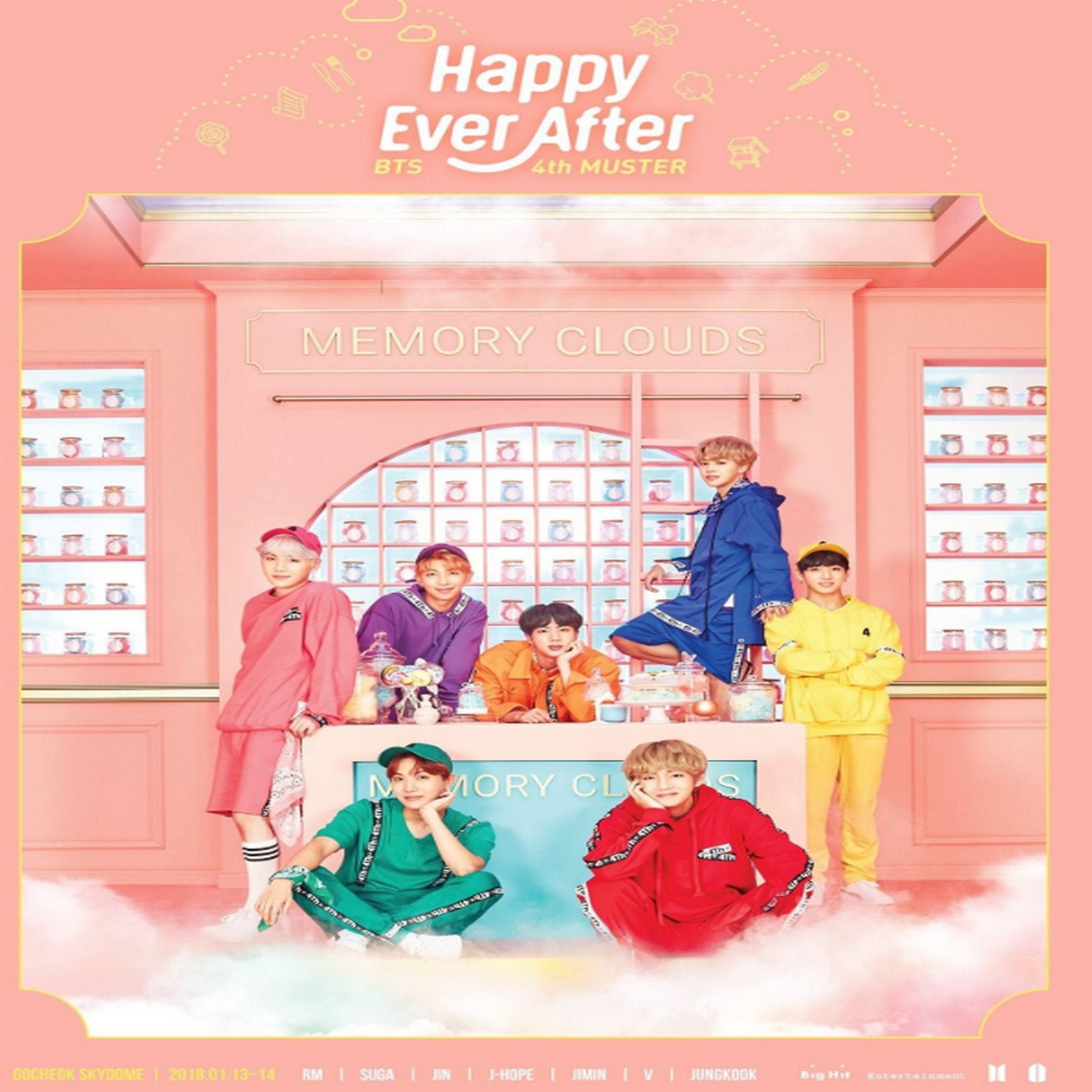 BTS Opened 4th Muster Happy Ever After DVD Ver 3 Full Package - Etsy