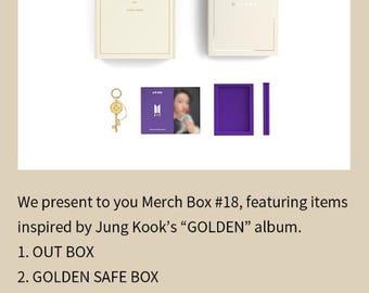BTS Merch Box #18 （抜けなし）JUNGKOOK GOLDEN s-l400.jpg