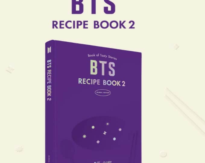 BTS RECIPE BOOK 2 Official Books with Free Gifts