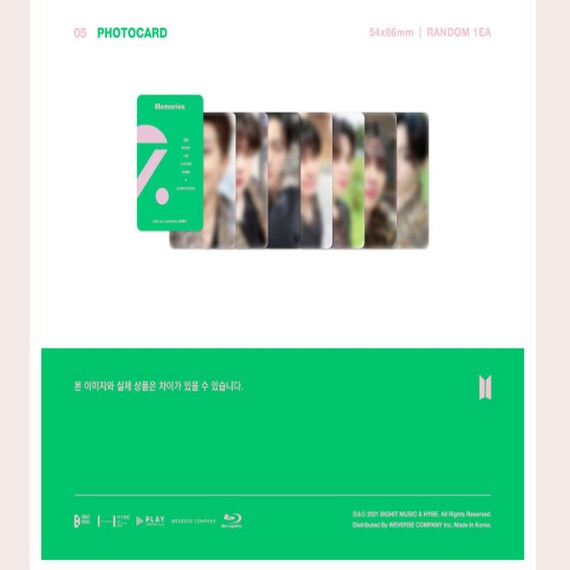 BTS Opened Memories 2020 Blu Ray Full Set With Free Gifts - Etsy