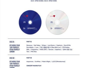 BTS ウェンブリー Blu-ray BTS Opened Love Yourself Speak Yourself in London Blu-ray