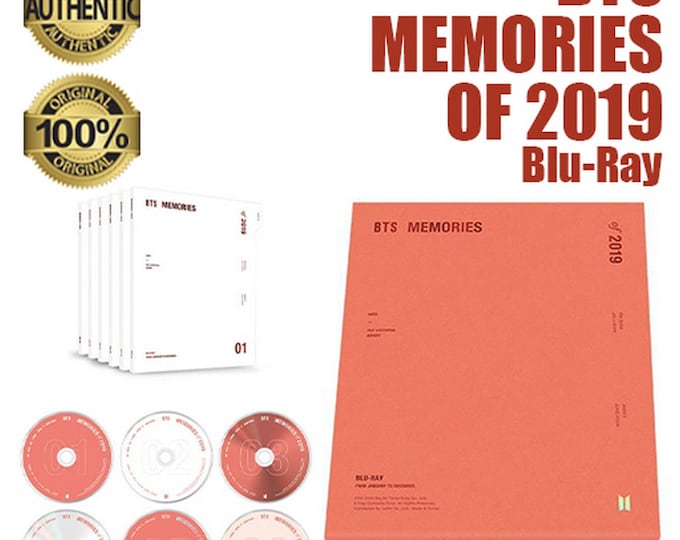 BTS Opened Memories of 2019 Blu Ray 1 random original photocard with Free Gifts