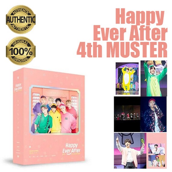 BTS 4th Muster Happy Ever After DVD Full Package With Free 