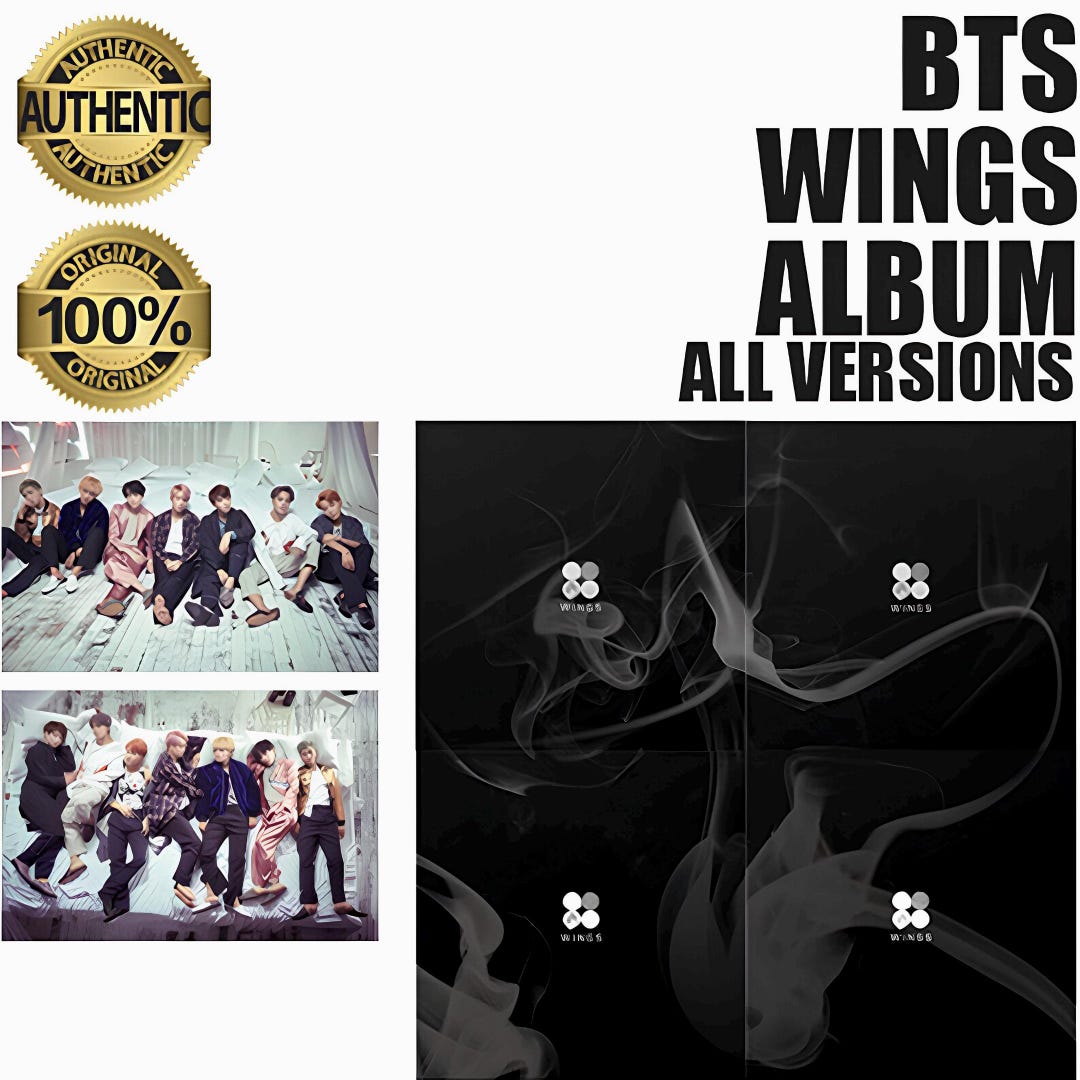 BTS - WINGS 2nd Full Album [official K-pop CD + Photobook +