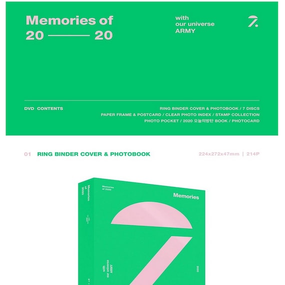 BTS CD•DVD•Memories 4つセット BTS Memories 2020 DVD Book Full Set With Free Gifts - Etsy
