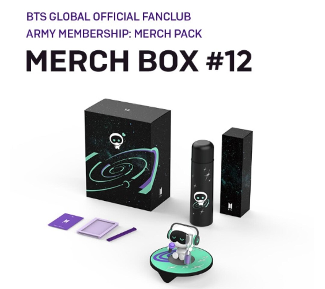 BTS　ARMY MERCH BOX#12 BTS Official ARMY Membership Box 12 Kit, Limited Edition Kpop Gift