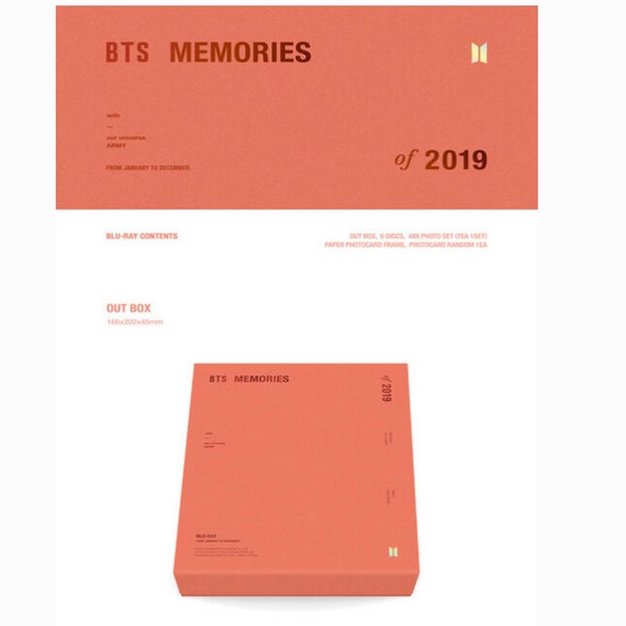 BTS Opened Memories of 2019 Blu Ray 1 Random Original Photocard