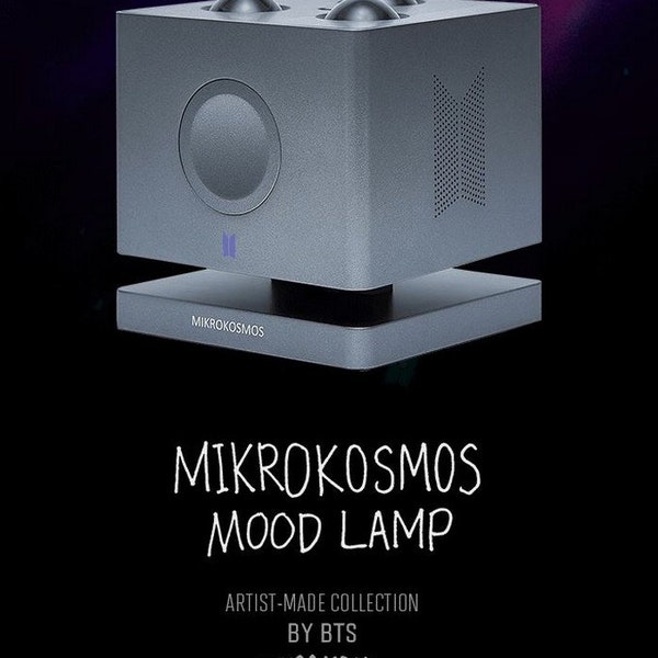 Lámpara de humor BTS Mikrokosmos JUNG KOOK Altavoces Bluetooth con regalos gratuitos