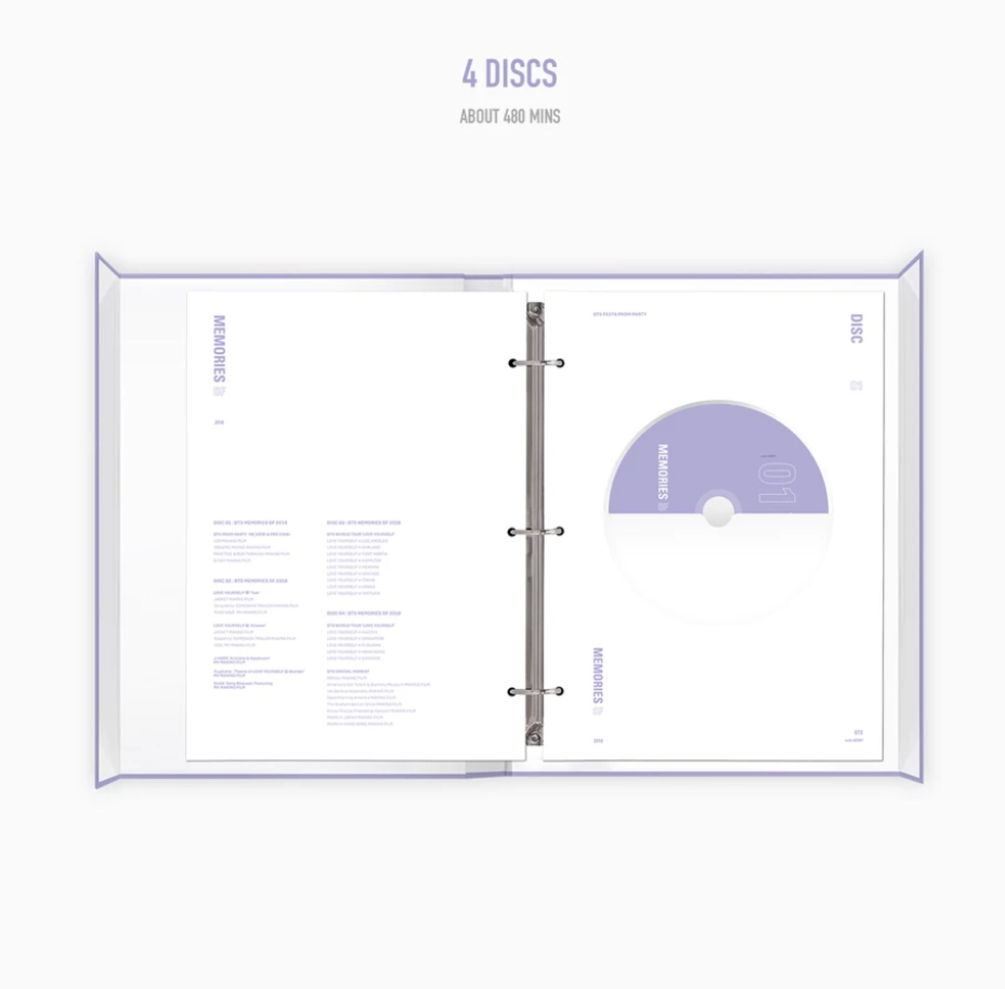 DVD「BTS MEMORIES OF 2018」UNIVERSAL MUSIC STORE&BTS JAPAN