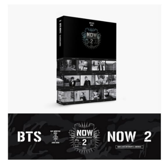 BTS Now 2 Fotobuch DVD Lesezeichen Fotorahmen Ständer Full Set BTS 
