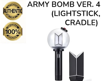 Set ufficiale BTS Army Bomb Ver.4 SE Lightstick e base di ricarica - Nuovo di zecca