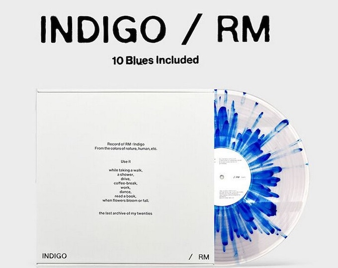 BTS Opened RM Indigo Color LP Kpop with Free Gifts
