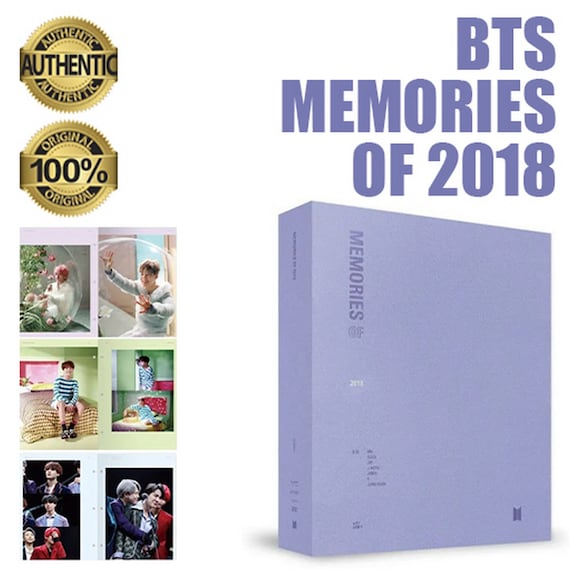 BTS 2018 Memories DVD Package With Random 1 Original Photocard