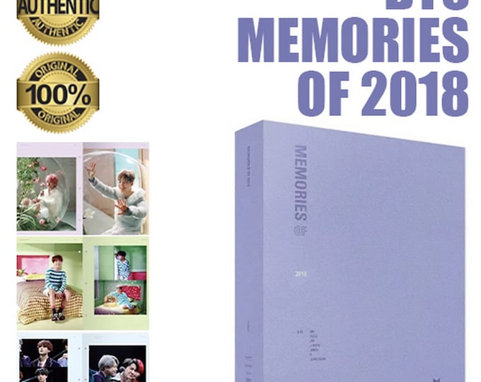 BTS Opened 2018 Memories DVD Package with Random 1 original photocard Free FeDex Fast & Safe Shipping