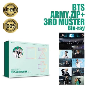 BTS 3RD Muster Army.ZIP+ Bluray DISC Full Package | Bts BT21 Line Friend