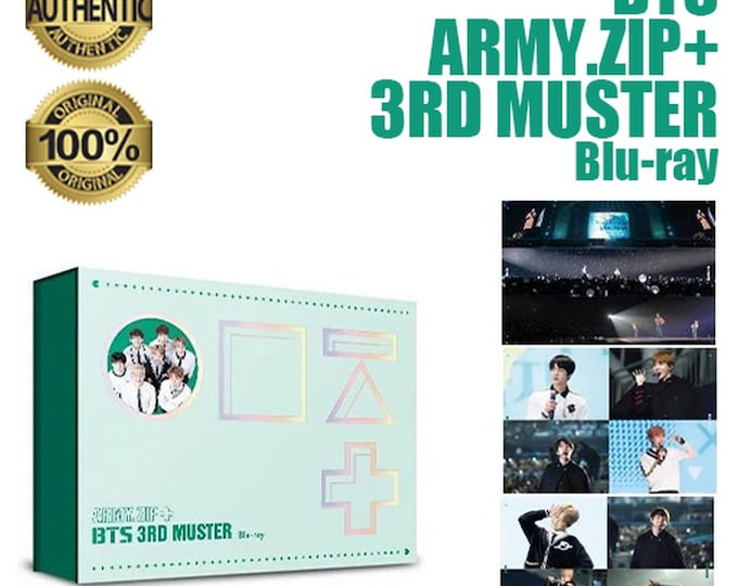 BTS 3RD Muster Army.ZIP+ Bluray DISC Full Package | Bts BT21 Line Friend
