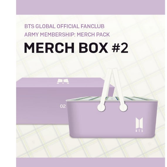 BTS Global Official Fanclub ARMY Membership Merch Box #2 - Etsy Israel