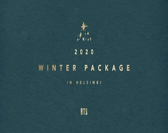 BTS 2020 Winter Package, Opened Kpop Album With Member Mini