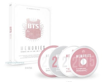 BTS Memories of 2015 DVD 4 DISK Edition Kpop Tracking Number