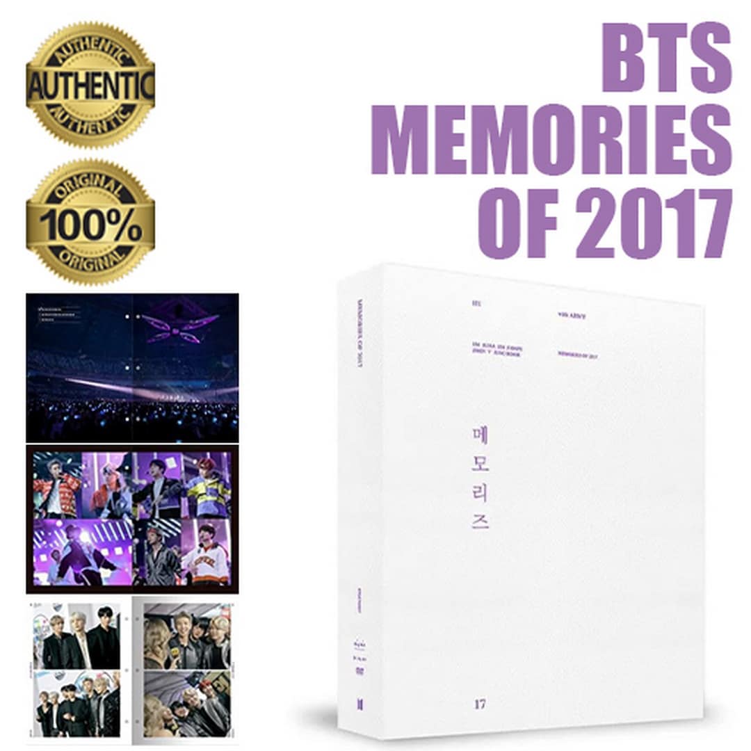 BTS Memories of 2017 DVD Full Package With 1 Random Original - Etsy Canada