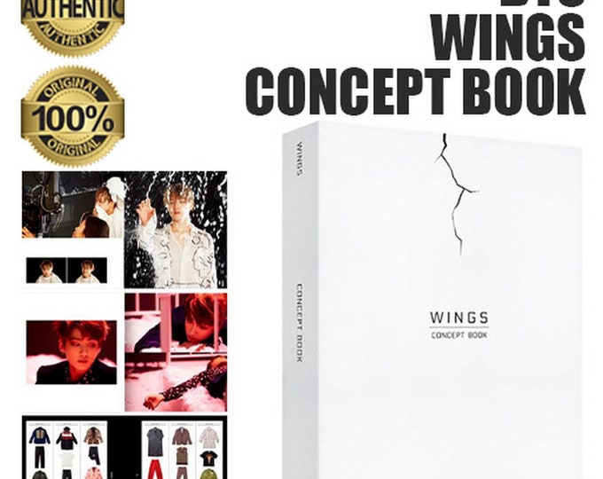BTS Members Concept Book Limited Edition with 1 Random Lenticular Card Free FeDex Fast & Safe Shipping