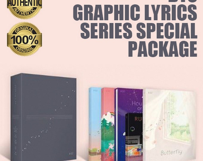BTS Graphic Lyrics Series Special Package with Free Gifts