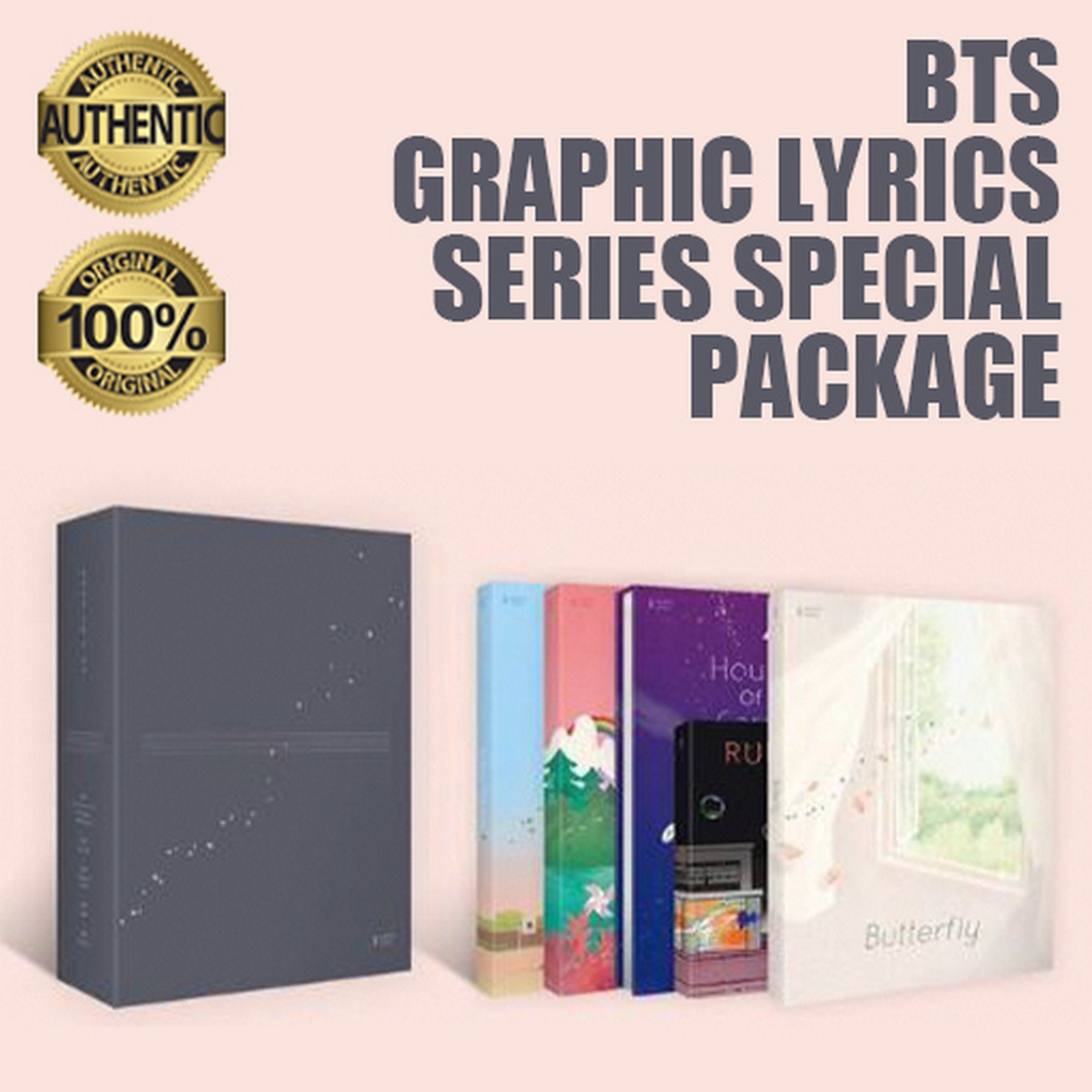 BTS Graphic Lyrics Series Special Package With Free Gifts - Etsy