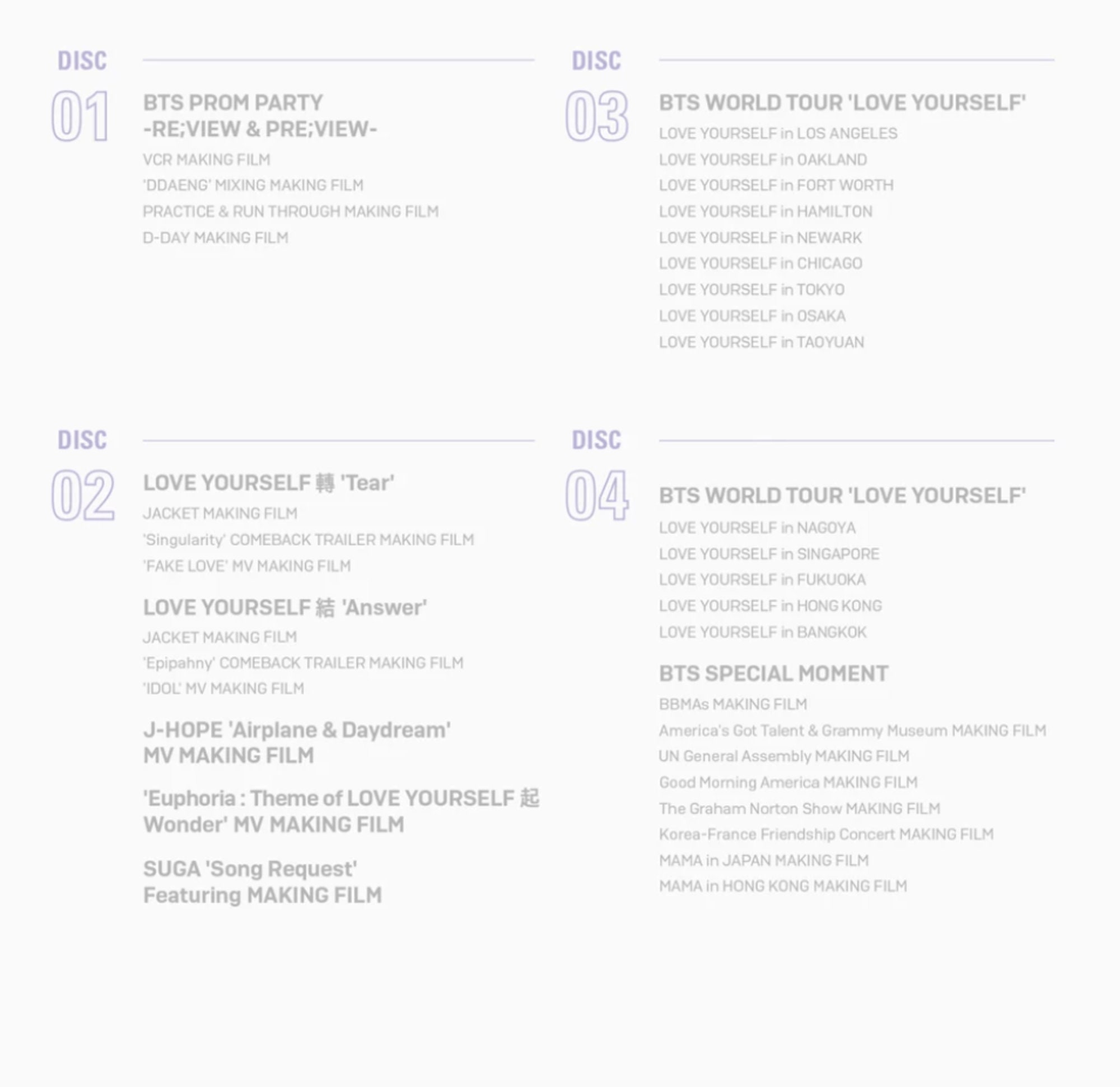 BTS otworzył pakiet DVD Memories 2018 z losową 1 oryginalną