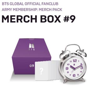 Caixa de Produtos BTS nº 9 – Cartões de Fotos, Adesivos e Cartões Postais Oficiais | Conjunto de Presentes Colecionáveis Autênticos de K-pop