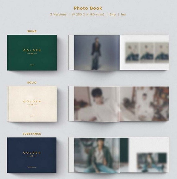 Jung Kook (BTS) 'golden' (set) + 'GOLDEN' (weverse Albums Ver