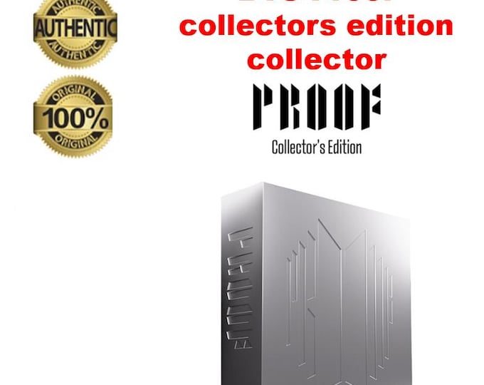 BTS Opened Proof collectors edition collector best condition with Free Gifts