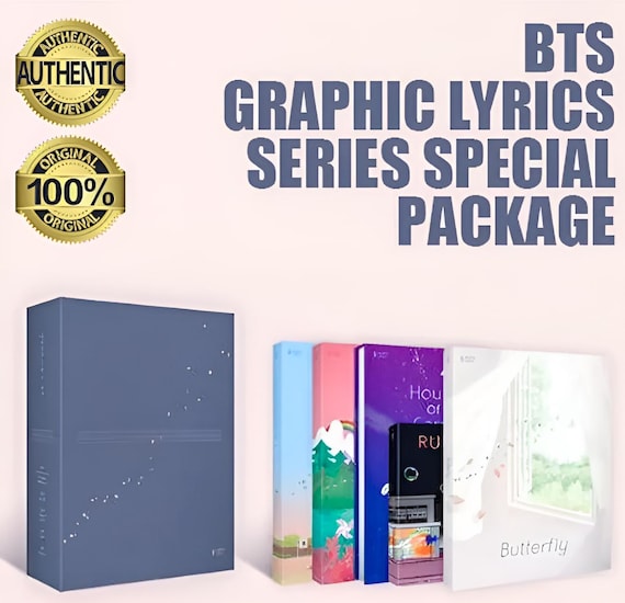 BTS Graphic Lyrics Series Special Package, Kpop Book Set - Etsy