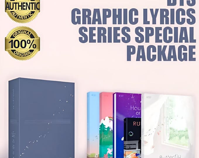 BTS Graphic Lyrics Series Special Package with Free Gifts