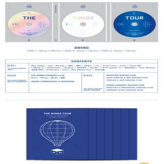 BTS 2017 the wings tour in seoul Blu-ray