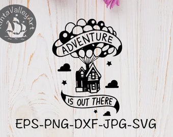 Adventure Is Out There Svg Etsy