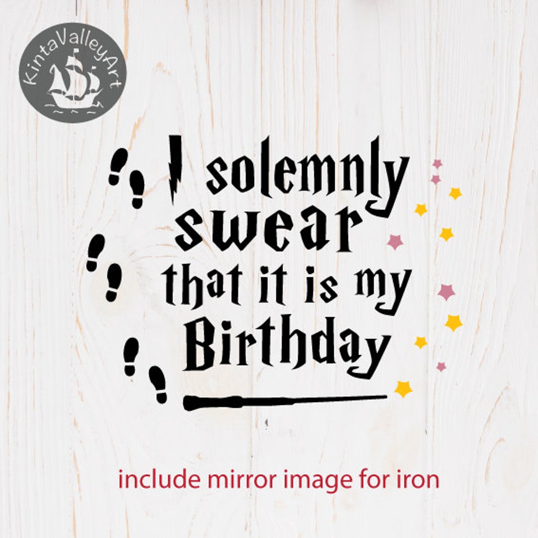 I Solemnly Swear SVG Cricut Silhouette SVG Clipart Cutting - Etsy