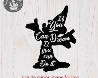 Si usted puede soñar con él se puede hacer SVG, silueta cricut SVG clipart, archivo de corte