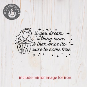 Cita de la Bella Durmiente si sueñas una cosa másSVG, cricut silueta SVG clipart, archivo de corte
