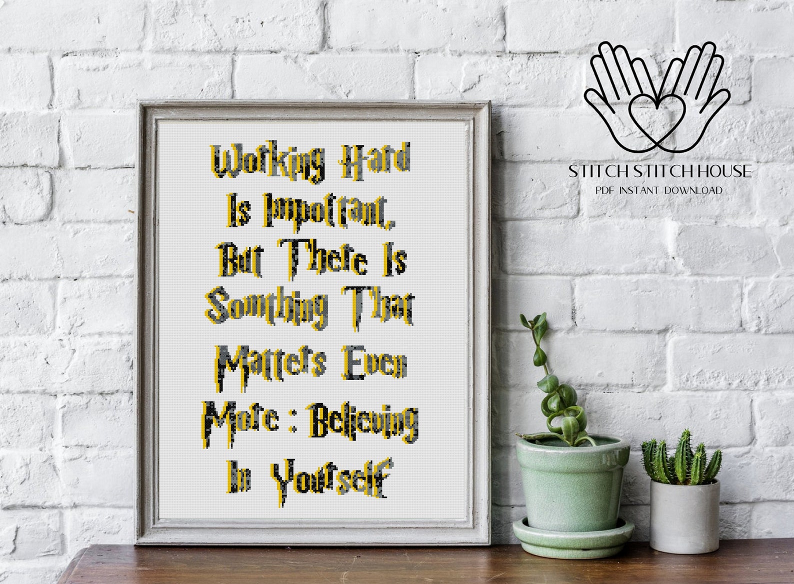 Harry Potter Quote Working Hard Is Important Believing In Etsy